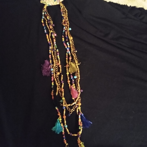 Boho style beaded, tassle necklaces. - Picture 4 of 4